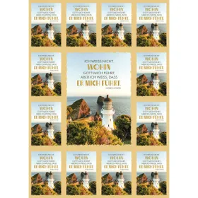 Produktbild des Artikels Aufkleber-Grußkarten: Ich weiss nicht, 4 Stück (Schreibwaren)