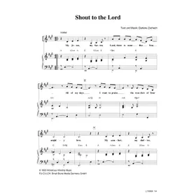 Produktbild des Artikels Shout to the Lord (Noten - Download)