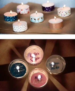 Teelichter mit Überraschungs-Effekt