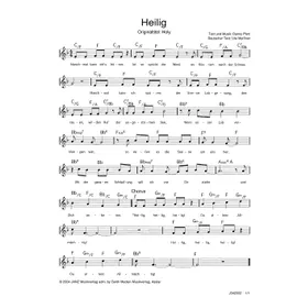 Produktbild des Artikels Heilig (Noten - Download)