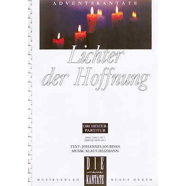 Produktbild des Artikels Lichter der Hoffnung - Orchesterpartitur (Liederbuch - Spiralbindung)