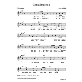 Produktbild des Artikels Gott allmächtig (Noten - Download)