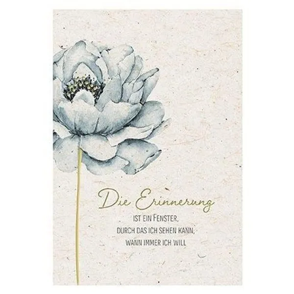 Produktbild des Artikels Faltkarte - Erinnerung (Schreibwaren)