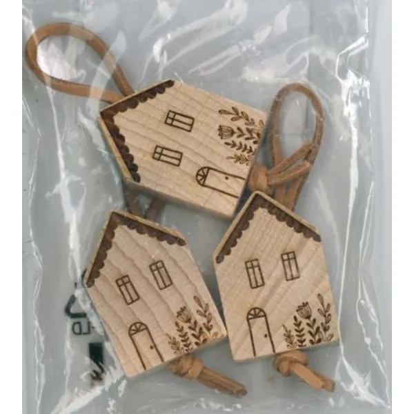 Produktbild des Artikels Schlüsselanhänger "Haus" 3er Set ()