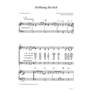Produktbild des Artikels Hoffnung für dich (Noten - Download)