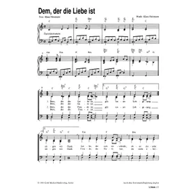 Produktbild des Artikels Dem, der die Liebe ist (Noten - Download)