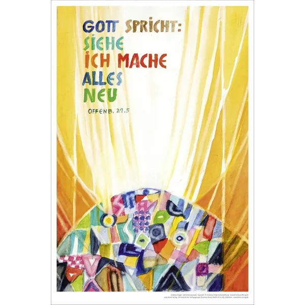 Produktbild des Artikels Jahreslosung 2026 - Kunstdruck 40x60cm ()