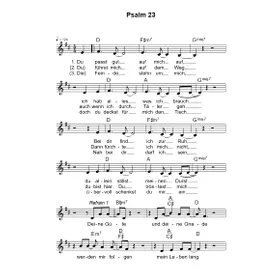 Produktbild des Artikels Psalm 23 (Noten - Download)