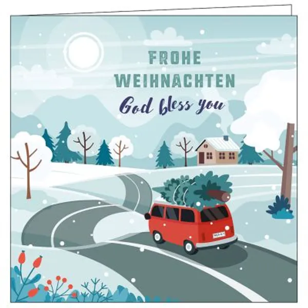 Produktbild des Artikels Faltkarte: Frohe Weihnachten (Schreibwaren)