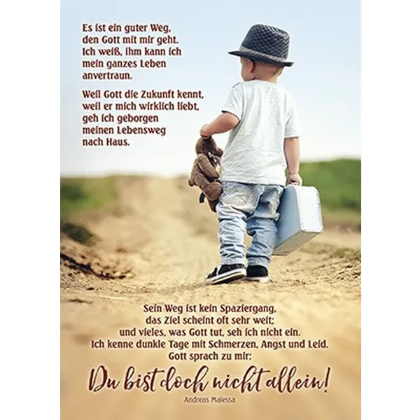 Produktbild des Artikels Poster: Es ist ein guter Weg - A3 ()
