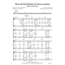 Produktbild des Artikels Wenn die Herrlichkeit des Herrn erscheint (Noten - Download)