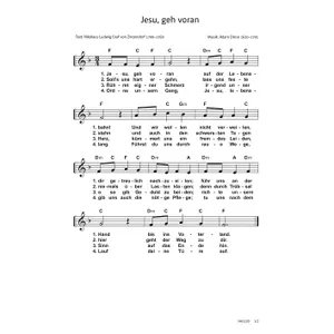 Produktbild des Artikels Jesu geh voran (Noten - Download)