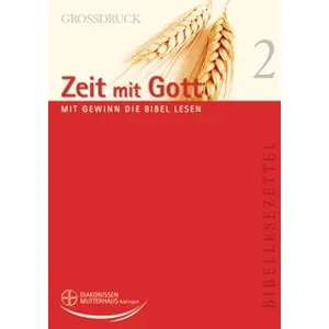 Produktbild des Artikels Zeit mit Gott 2. Quartal 2026 - Großdruck (Zeitschrift - Geheftet)