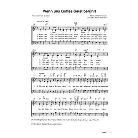 Produktbild des Artikels Wenn uns Gottes Geist berührt (Noten - Download)