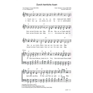 Produktbild des Artikels Durch herrliche Auen (Noten - Download)