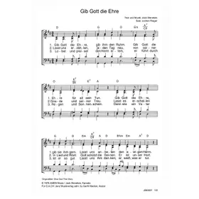 Produktbild des Artikels Gib Gott die Ehre (Noten - Download)