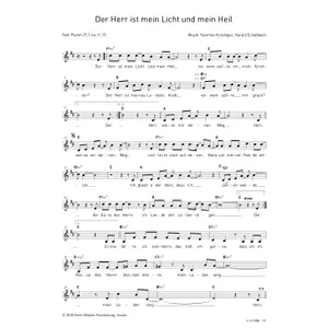 Produktbild des Artikels Der Herr ist mein Licht und mein Heil (Noten - Download)