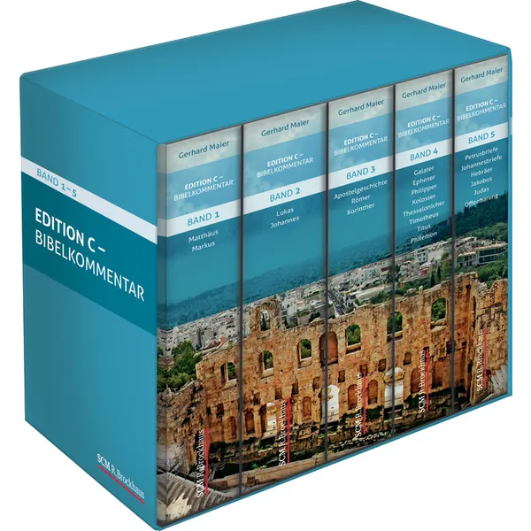 Produktbild des Artikels Edition C Bibelkommentar, Neues Testament, Gesamtausgabe im Schuber (Buch - Paperback)