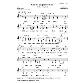 Produktbild des Artikels Gott ist ein großer Gott (Noten - Download)