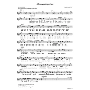 Produktbild des Artikels Alles, was Atem hat (Noten - Download)