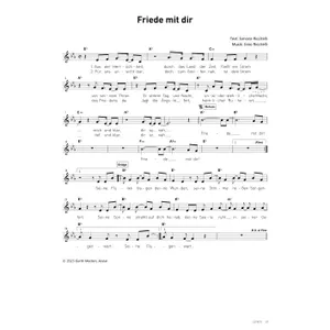 Produktbild des Artikels Friede mit dir (Noten - Download)