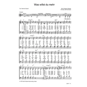 Produktbild des Artikels Was willst du mehr (Noten - Download)