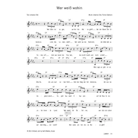 Produktbild des Artikels Wer weiß wohin (Noten - Download)