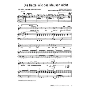Produktbild des Artikels Die Katze lässt das Mausen nicht (Noten - Download)