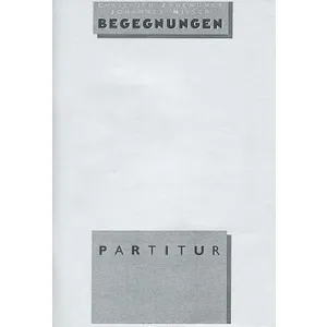 Produktbild des Artikels Begegnungen Gesamtpartitur (Noten - Download)