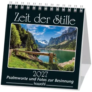 Produktbild des Artikels Zeit der Stille 2027 - Aufstellkalender (Kalender - Spiralbindung)