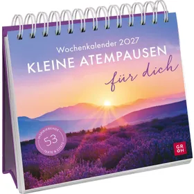 Produktbild des Artikels Kleine Atempause für dich 2027 - Wochenkalender (Kalender - Spiralbindung)