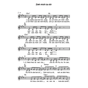 Produktbild des Artikels Zieh mich zu dir (Noten - Download)