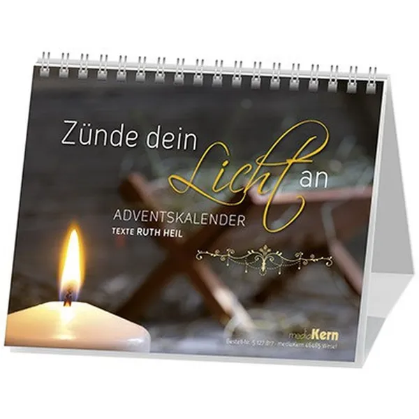 Produktbild des Artikels Zünde dein Licht an - Adventskalender (Spiralbindung)