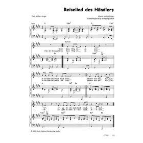 Produktbild des Artikels Reiselied des Händlers (Noten - Download)