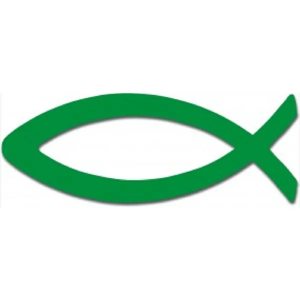 Produktbild des Artikels Fischaufkleber - grün ()