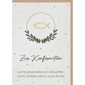 Produktbild des Artikels Faltkarte "Zur Konfirmation" (Schreibwaren)