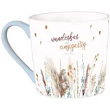 Stimmungsbild zu Tasse "wunderbar und einzigartig"