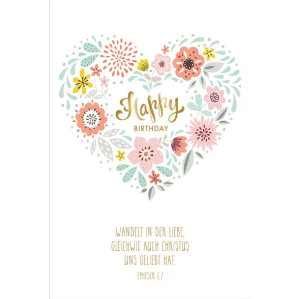 Produktbild des Artikels Postkartenserie "Happy Birthday" 10 Stk. (Schreibwaren)