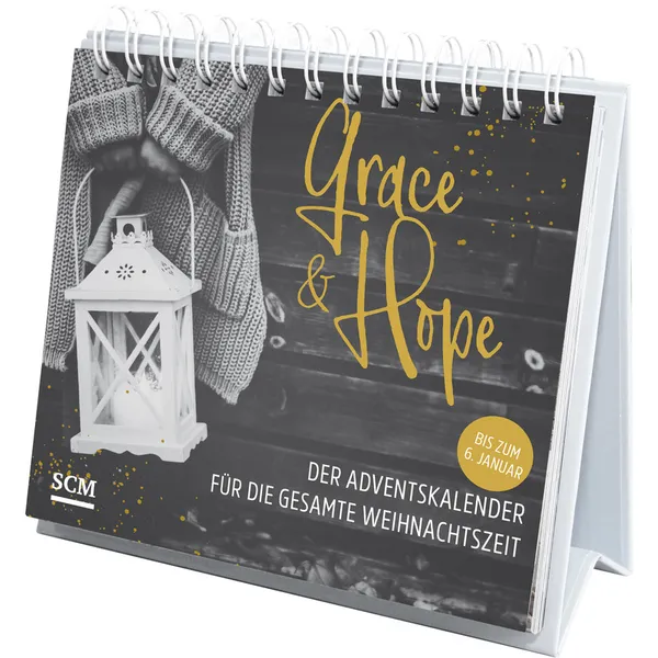 Produktbild des Artikels Grace & Hope - Der Adventskalender für die gesamte Weihnachtszeit (Buch - Spiralbindung)