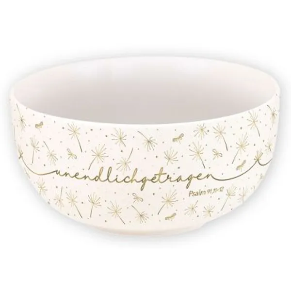 Produktbild des Artikels Müslischale "unendlich getragen" (Gold-Edition) ()