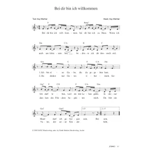 Produktbild des Artikels Bei dir bin ich willkommen (Noten - Download)