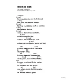 Produktbild des Artikels Ich mag dich (Noten - Download)