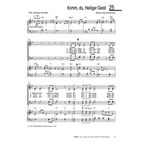 Produktbild des Artikels Komm, du, Heiliger Geist (Noten - Download)