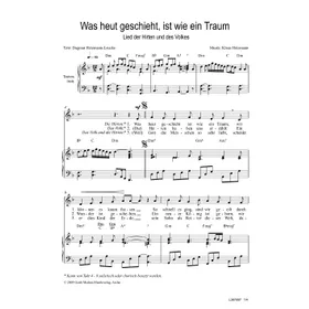 Produktbild des Artikels Was heut geschieht, ist wie ein Traum (Noten - Download)