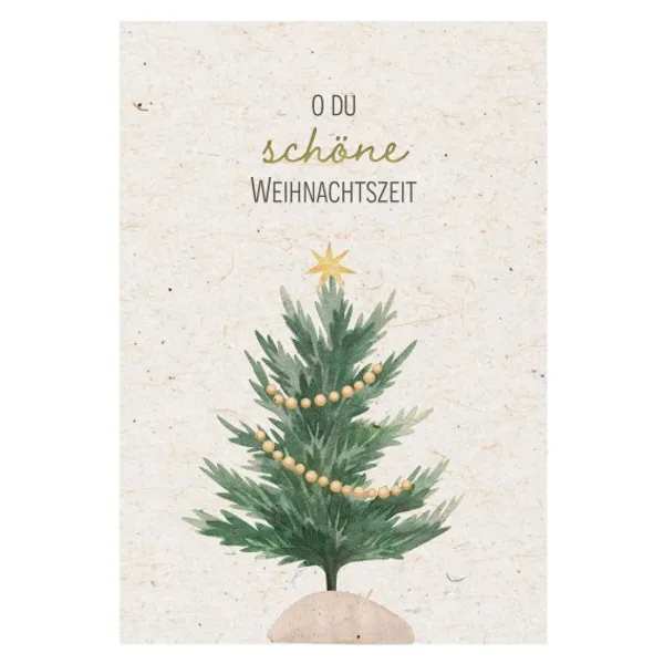 Produktbild des Artikels Faltkarte - O du schöne Weihnachtszeit (Schreibwaren)