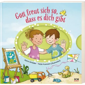 Produktbild des Artikels Gott freut sich so, dass es dich gibt (Buch - Pappbilderbuch)