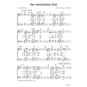 Produktbild des Artikels Der menschliche Gott (Noten - Download)