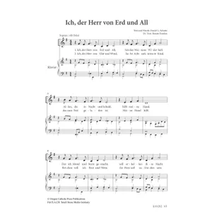 Produktbild des Artikels Ich, der Herr von Erd und All (Noten - Download)