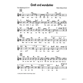 Produktbild des Artikels Groß und wunderbar (Noten - Download)