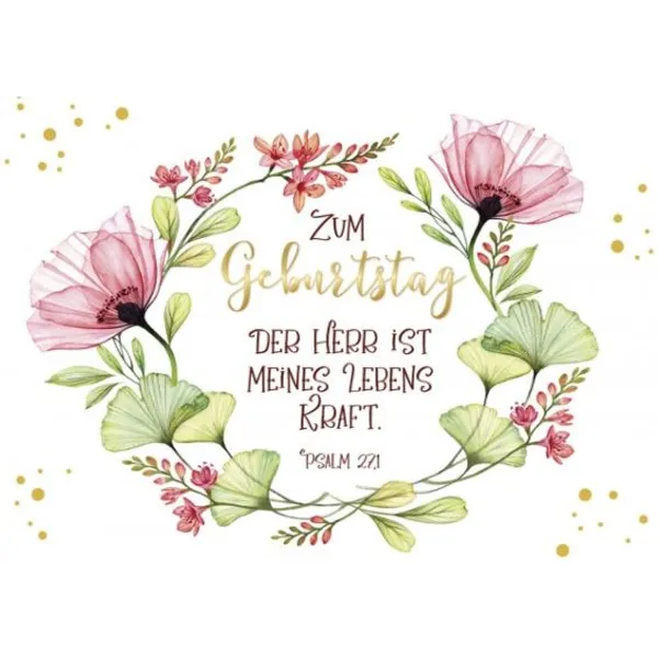 Produktbild des Artikels Postkartenserie "Zum Geburtstag" 10 Stk. (Schreibwaren)